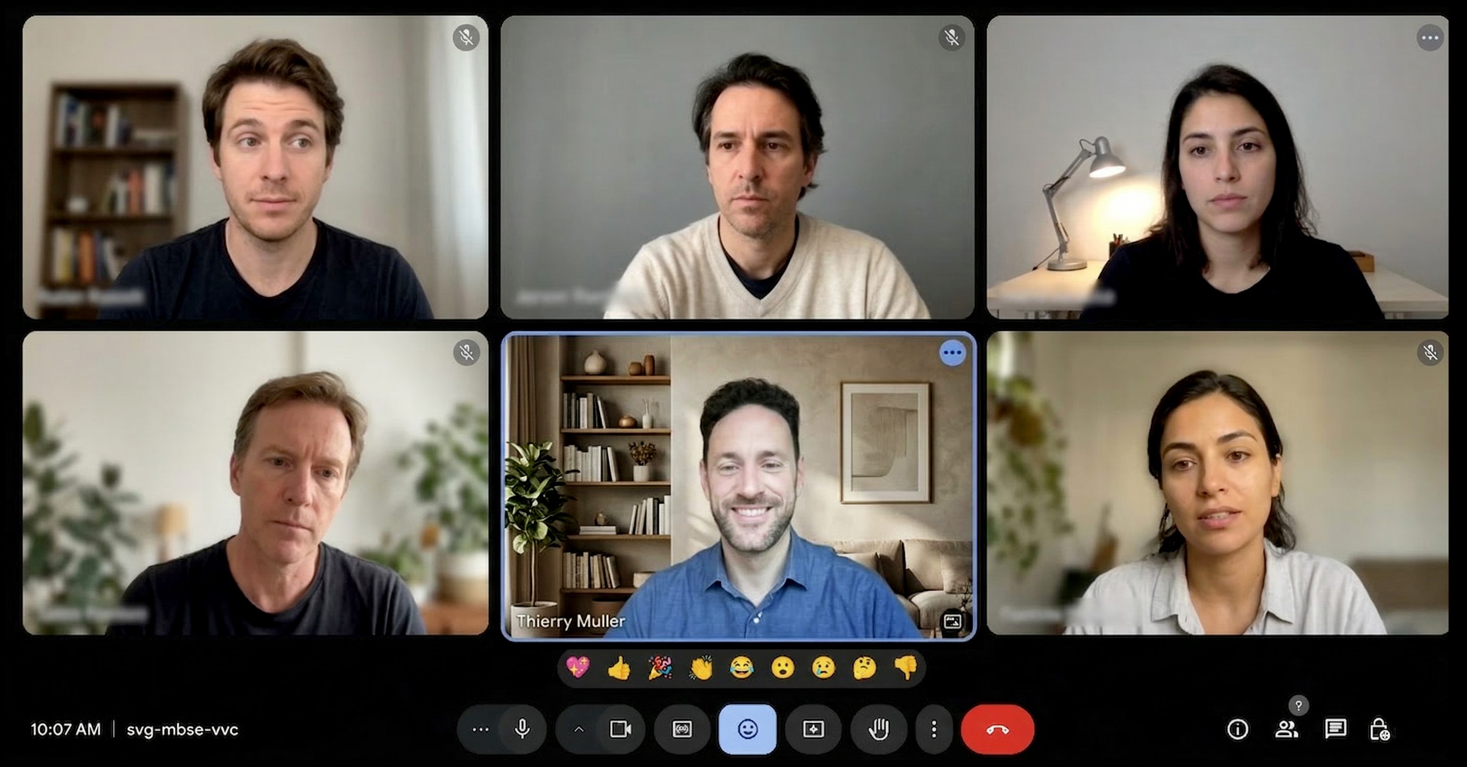 A live cohort call in progress